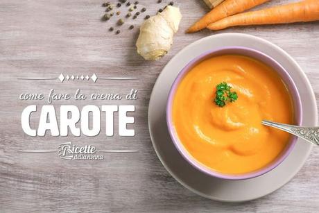 Come fare la crema di carote Come fare la crema di carote