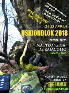 Al via USKIONBLOK 2018 libero raduno di Sassisti in Valchiavenna Al via USKIONBLOK 2018 libero raduno di Sassisti in Valchiavenna