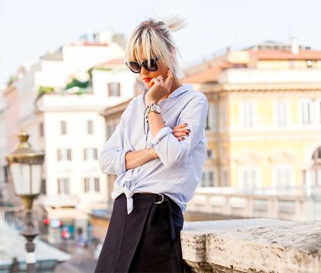 Fashion Trend: facciamo il nodo alla camicia Fashion Trend: facciamo il nodo alla camicia