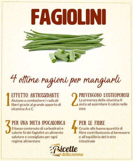 Fagiolini: proprietà, benefici e controindicazioni 4 motivi per mangiare i fagiolini