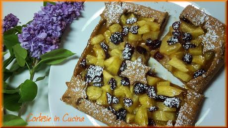 Galletta integrale con Ananas e Mirtilli rossi Galletta integrale con Ananas e Mirtilli rossi