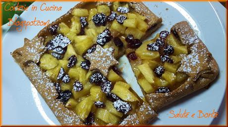 Galletta integrale con Ananas e Mirtilli rossi Galletta integrale con Ananas e Mirtilli rossi