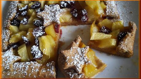Galletta integrale con Ananas e Mirtilli rossi Galletta integrale con Ananas e Mirtilli rossi