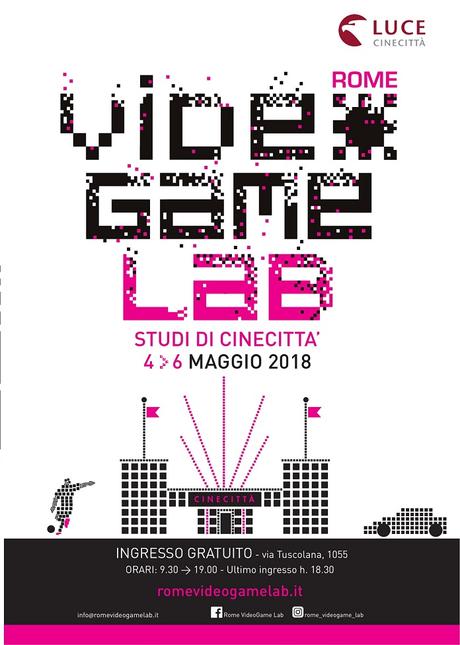 RomeVideoGameLab si terrà dal 4 al 6 maggio RomeVideoGameLab si terrà dal 4 al 6 maggio