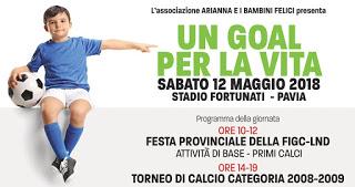 PAVIA. Il 12 maggio appuntamento con “Un goal per la vita” al Fortunati per raccogliere fondi per la ricerca sui trapianti di fegato PAVIA. Il 12 maggio appuntamento con “Un goal per la vita” al Fortunati per raccogliere fondi per la ricerca sui trapianti di fegato