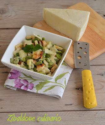 Fave e Pecorino Romano DOP in insalata Fave e Pecorino Romano DOP in insalata
