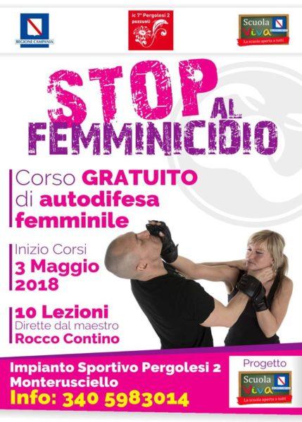 Stop al femminicidio: corsi di autodifesa gratis a Pozzuoli Stop al femminicidio: corsi di autodifesa gratis a Pozzuoli
