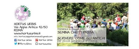 Un laboratorio per piccoli giardinieri e archeologi Un laboratorio per piccoli giardinieri e archeologi