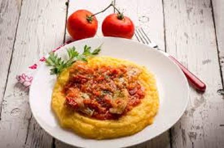Polenta con stoccafisso Polenta con stoccafisso