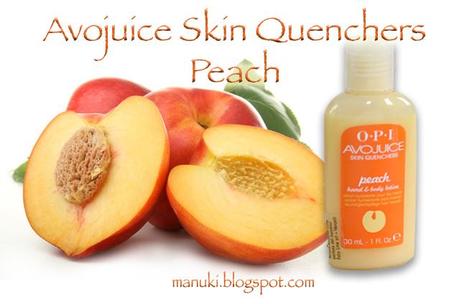 Review OPI - Avojuice Skin Quenchers Peach