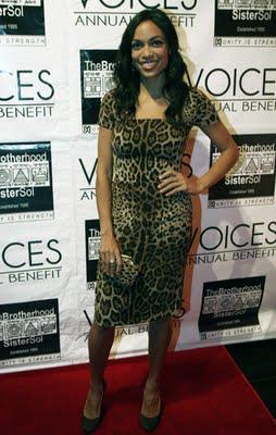 Rosario Dawson in Dolce & Gabbana al 'Espace NY'