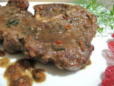 SERATE D'AUTORE - SUA NOBILTA' L'ASPARAGO -OSSOBUCHI ALLE ERBE AROMATICHE - OSSO BUCO (BEEF SHANKS) WITH AROMATIC HERBS