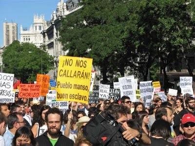 La protesta raggiunge la Spagna, e l'Italia