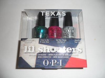 OPI Contest Alpine Snow & Texas Lil Shooters REVIEW + PICS