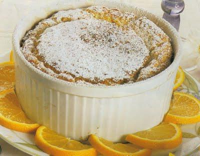 Soufflè di arance, invitante, profumato, ideale in ogni momento della giornata.