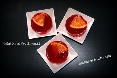 Gelatine ai frutti rossi