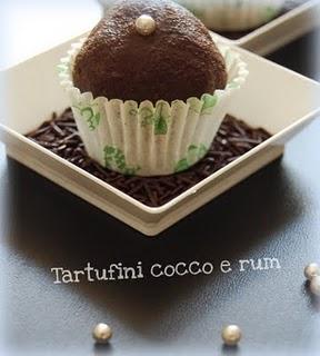 Tartufini cocco e rum