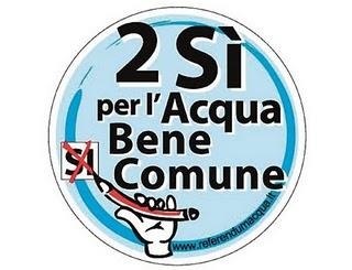 A proposito di acqua pubblica...