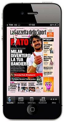 RCS potenzia l’offerta Digital Edition di Corriere e Gazzetta,  da oggi disponibili anche per iPhone