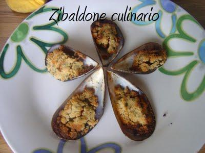 Cozze gratinate