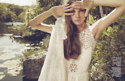 Regina Feoktistova in Dolce & Gabbana su Marie Claire Spain giugno 2011