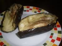 MELANZANA RIPIENA DI PASTA CON CREMA DI MELANZANA