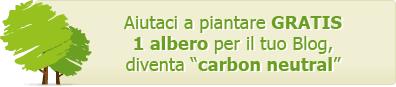 My Blog Is Carbon Neutral! Adesso anche in Italia