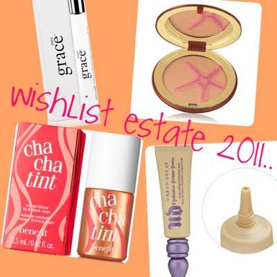 La mia wishlist per l'estate!