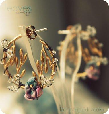 Leaves earrings (new version)