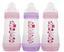 MAM Anti-Colic Bottle - 8 oz - 3 pack - Pink