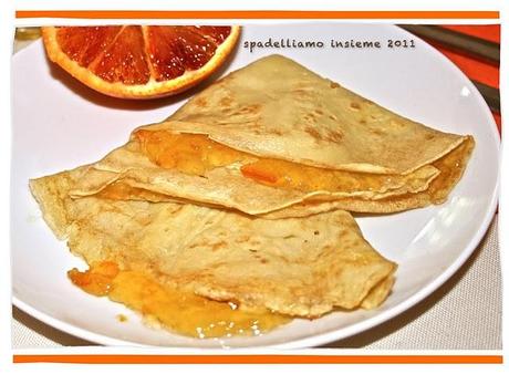 CREPES ALLA MARMELLATA D'ARANCIA