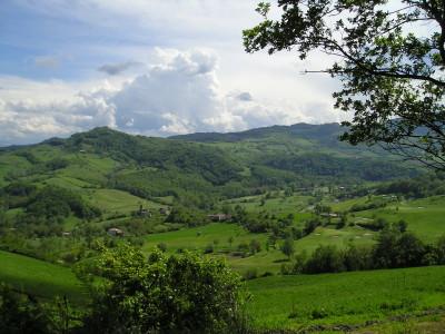 La valle di Contignaco prima del golf