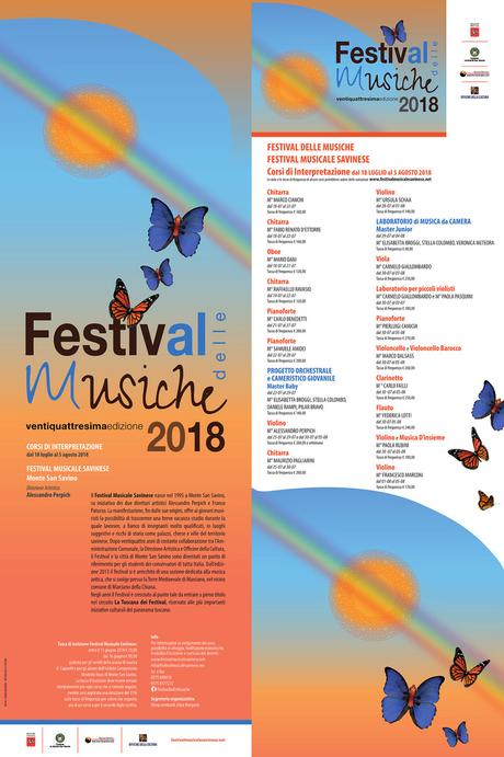 Festival delle Musiche 2018 - Corsi di Interpretazione musicale Festival delle Musiche 2018 - Corsi di Interpretazione musicale