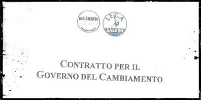 La bozza del “contratto” tra M5S e Lega La bozza del “contratto” tra M5S e Lega