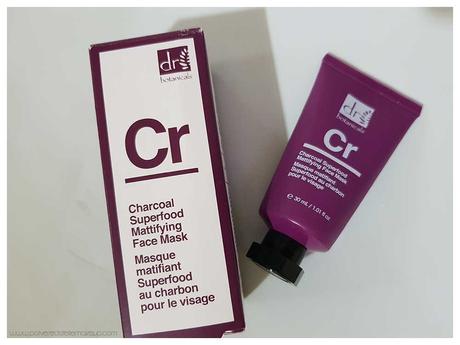 Superfood Charcoal maschera viso Dr Botanicals Superfood Charcoal maschera viso Dr Botanicals