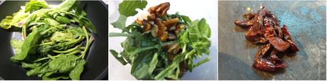 Procedimento Caciotta Piastrata Caciotta piastrata su spinaci con pesto di rucola