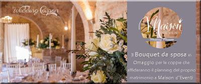 Coupon bouquet matrimonio maison eventi coupon