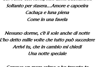 CANZONE AMORE E CAPOEIRA SCARICA