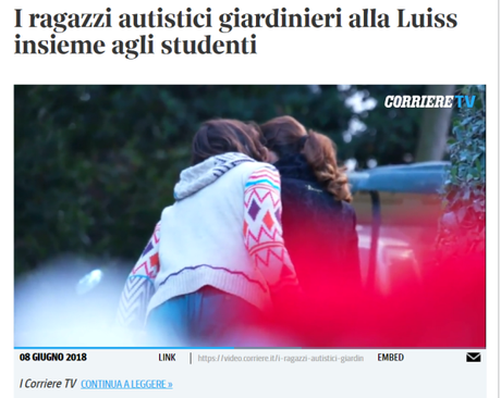 I ragazzi autistici all’Università: giardinieri alla Luiss con gli studenti (video) I ragazzi autistici all’Università: giardinieri alla Luiss con gli studenti (video)