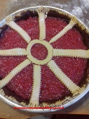 Crostata al gelo di mellone Crostata al gelo di mellone