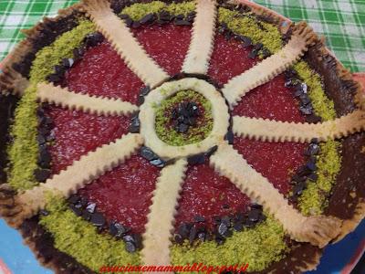 Crostata al gelo di mellone Crostata al gelo di mellone