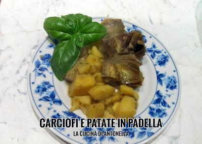 Carciofi e patate in padella Carciofi e patate in padella