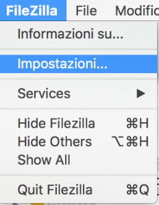 Controllare file di log di Filezilla Controllare file di log di Filezilla