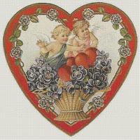 Schemi punto croce per San Valentino Schemi punto croce per San Valentino