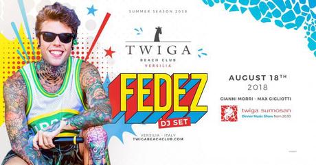 Ferragosto Twiga fedez al twiga