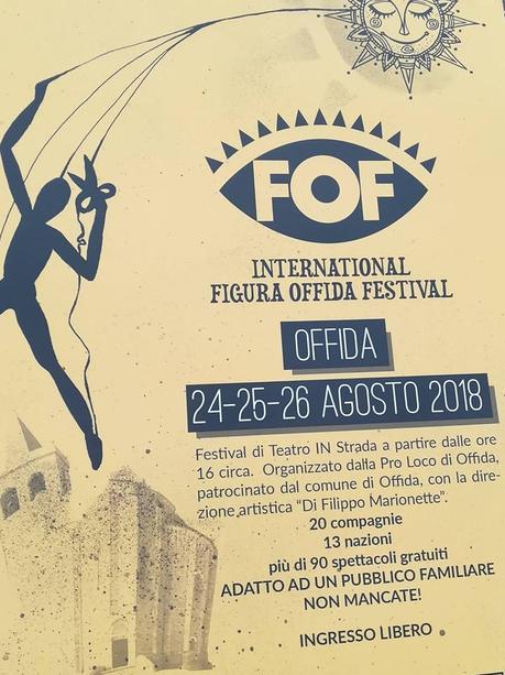International FOF 2018: ad Offida torna il teatro di figura International FOF 2018: ad Offida torna il teatro di figura