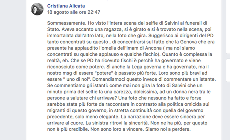 Ritrovare un senso comune (di cosa è successo dopo il mio post sul selfie di Salvini) Ritrovare un senso comune (di cosa è successo dopo il mio post sul selfie di Salvini)
