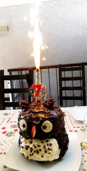 TORTA GUFO PER IL COMPLEANNO DI GIULIA TORTA GUFO PER IL COMPLEANNO DI GIULIA