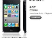 Apple: disponibile iPhone 539€ 639€ 739€