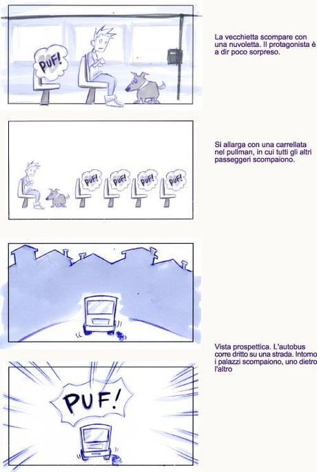 Lo storyboard della tesi.Non è ancora quello definitivo.C...